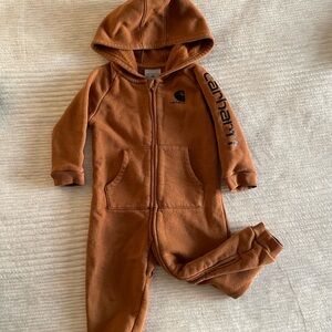 Carhartt Chestnut Kids Hooded Footie